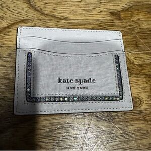 New Kate Spade credit card holder with iridescent rhinestones